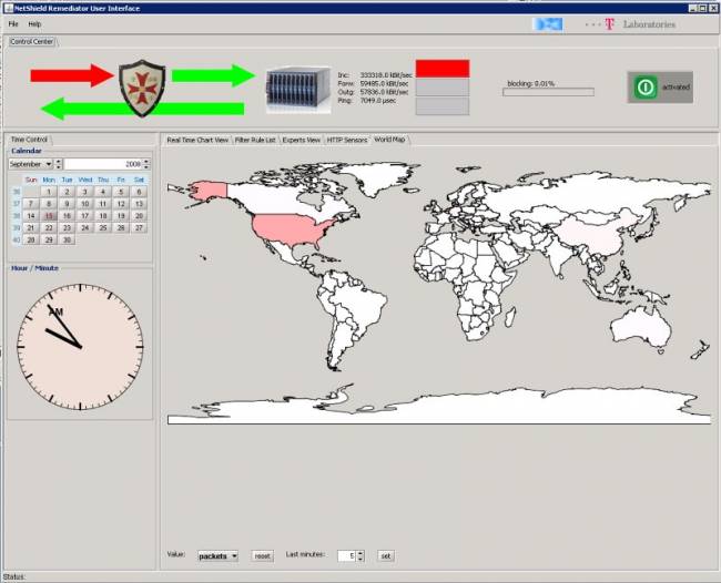A Worldmap View of the origins of the DDoS Attack