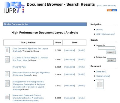 Document Browser Screenshot 1